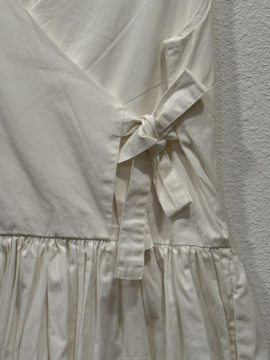 Marc by Marc Jacobs White Sleeveless Fit-and-Flare Dress 