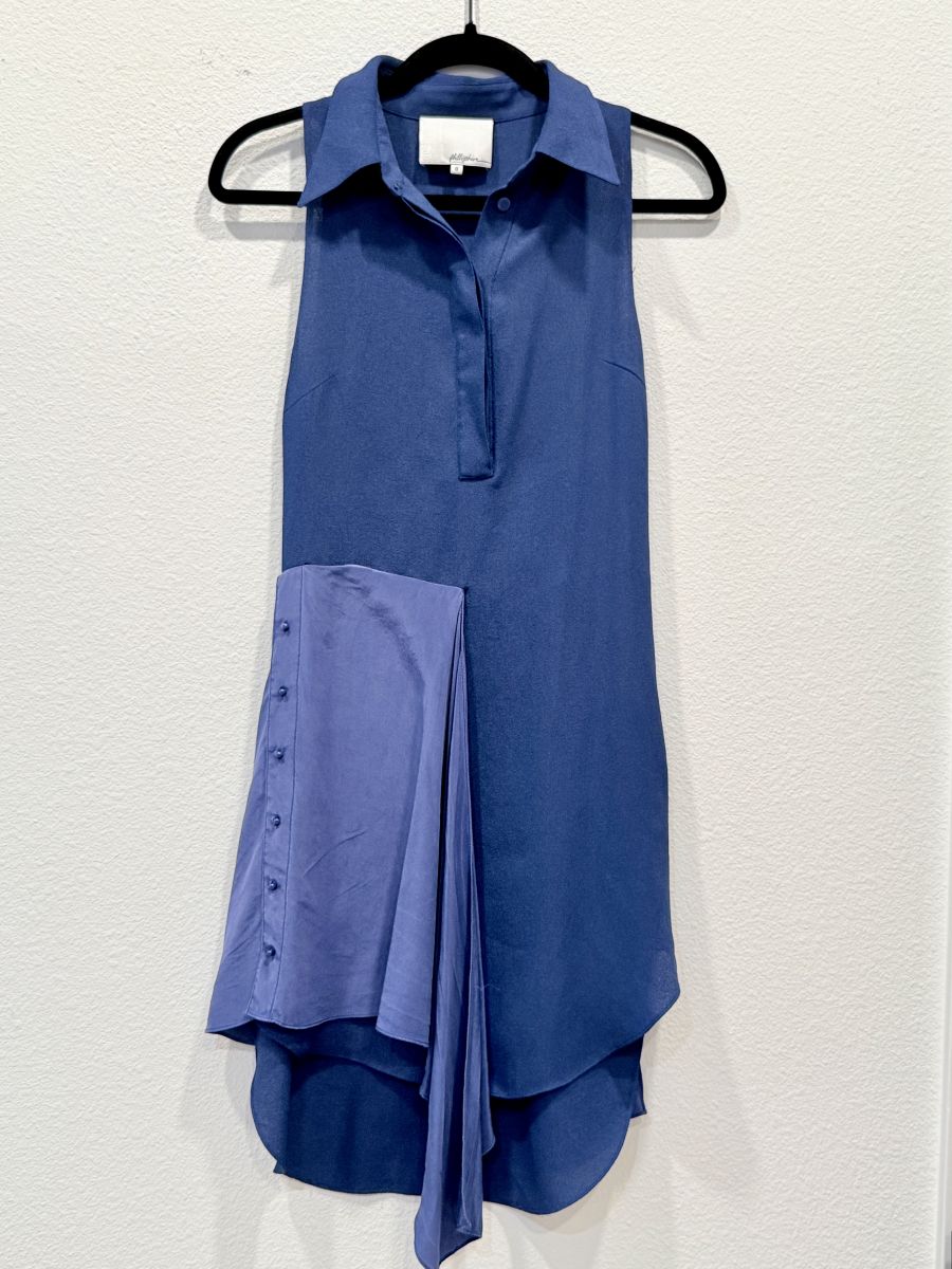 3.1 Phillip Lim 0 Periwinkle Sleeveless Tunic – Size 0
