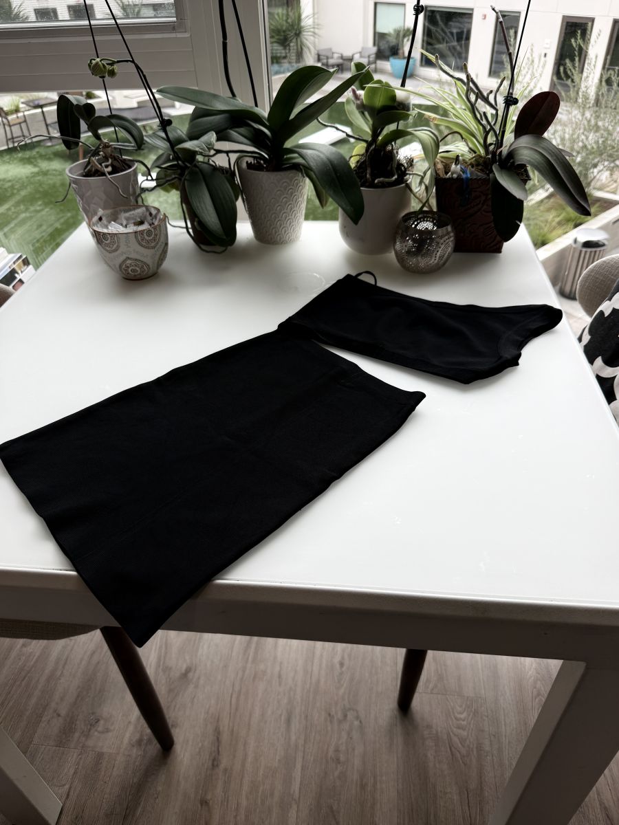 BCBGMAXAZRIA One-Shoulder Knit Set (New)