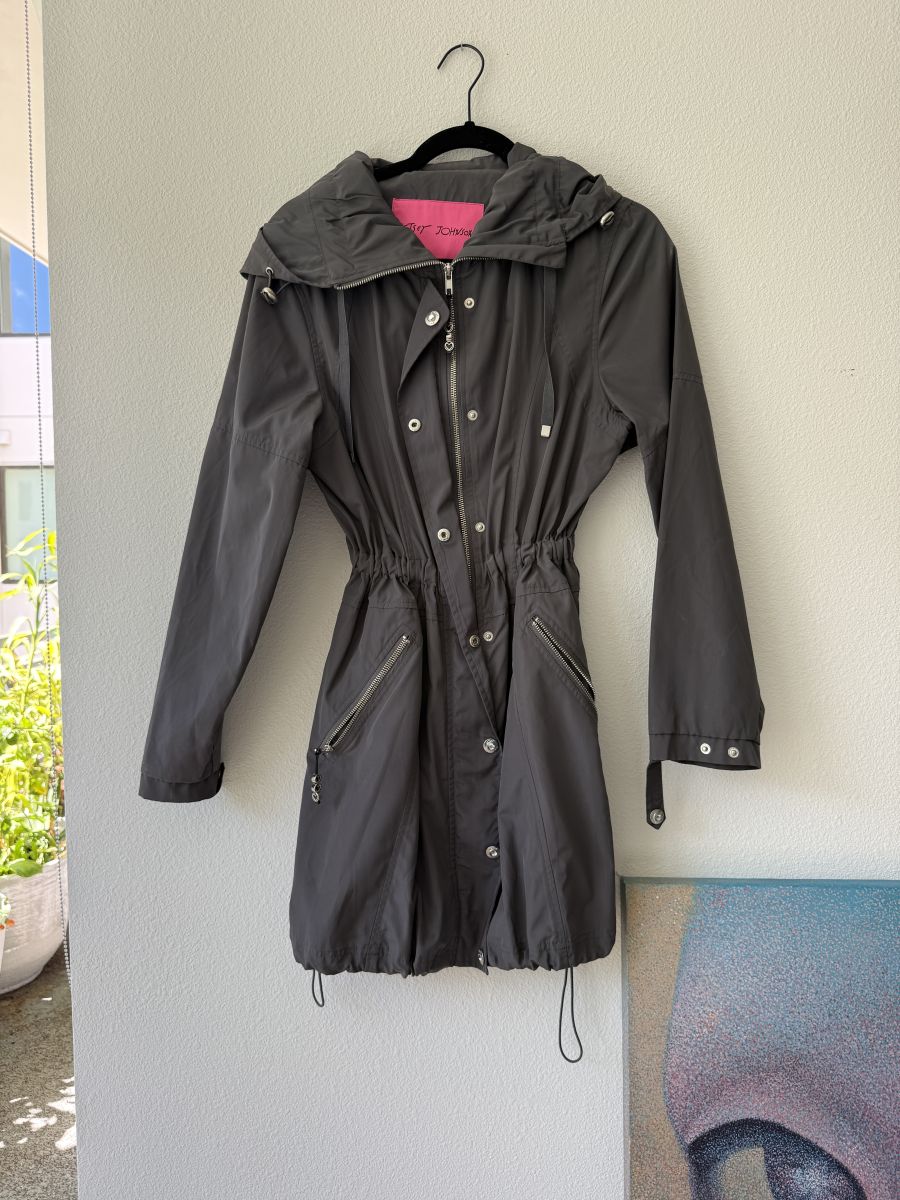 Betsey Johnson Hooded Jacket (XS) – Chic & Functional
