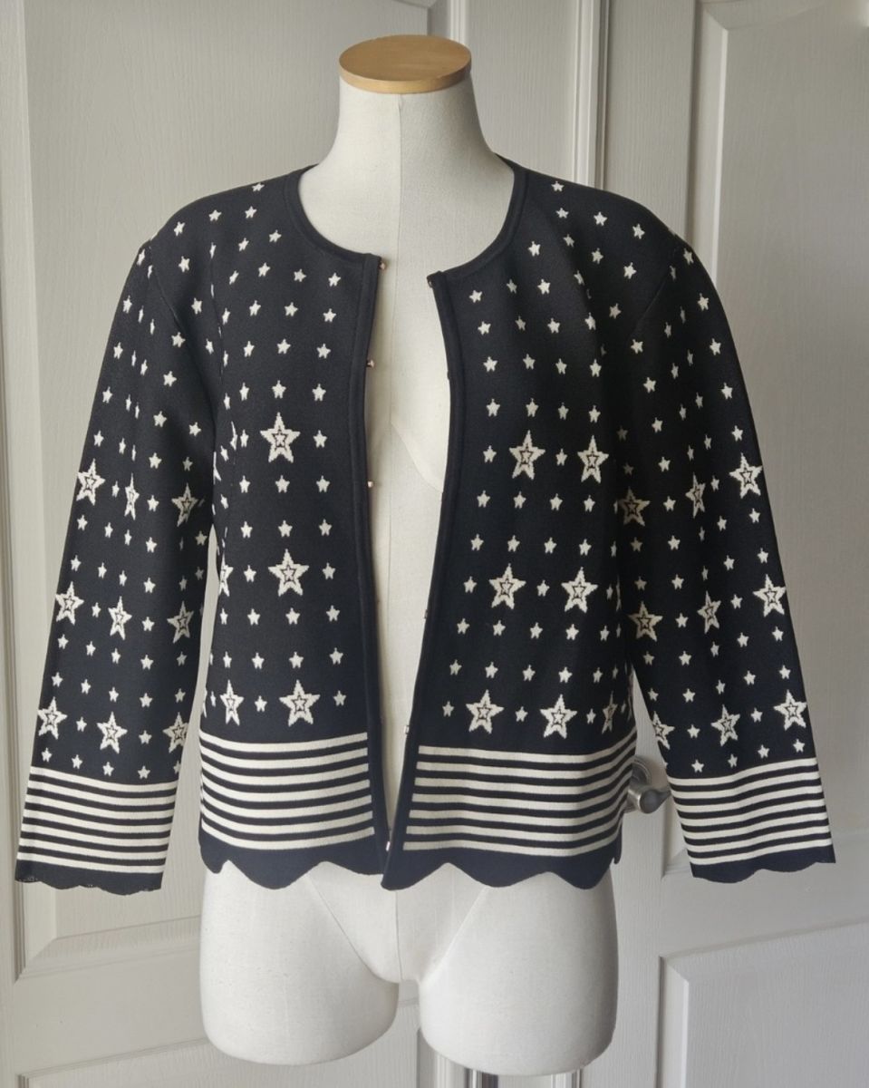 Star Pattern Cardigan
