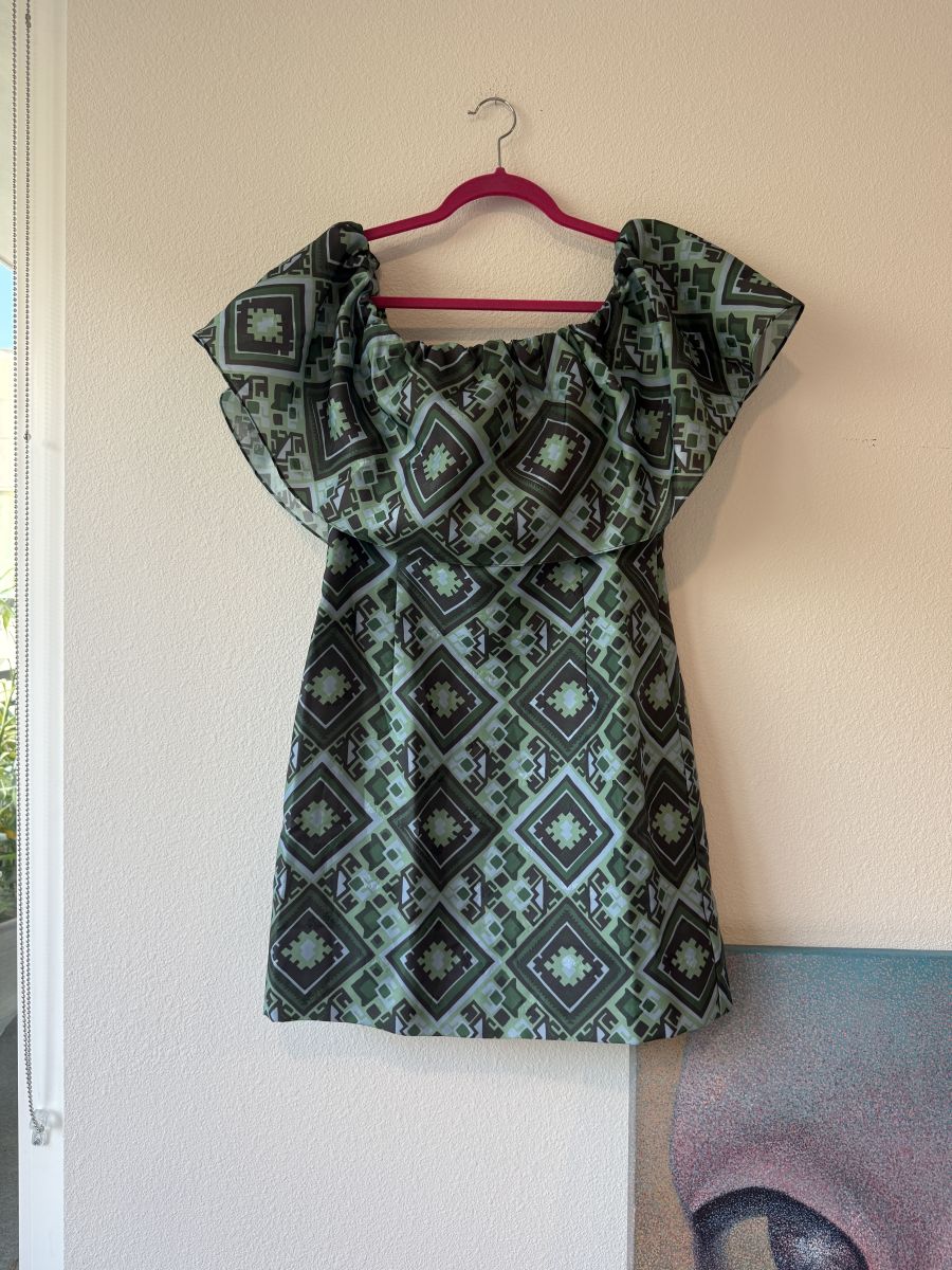 Baum und Pferdgarten Green Pattern Mini Dress
