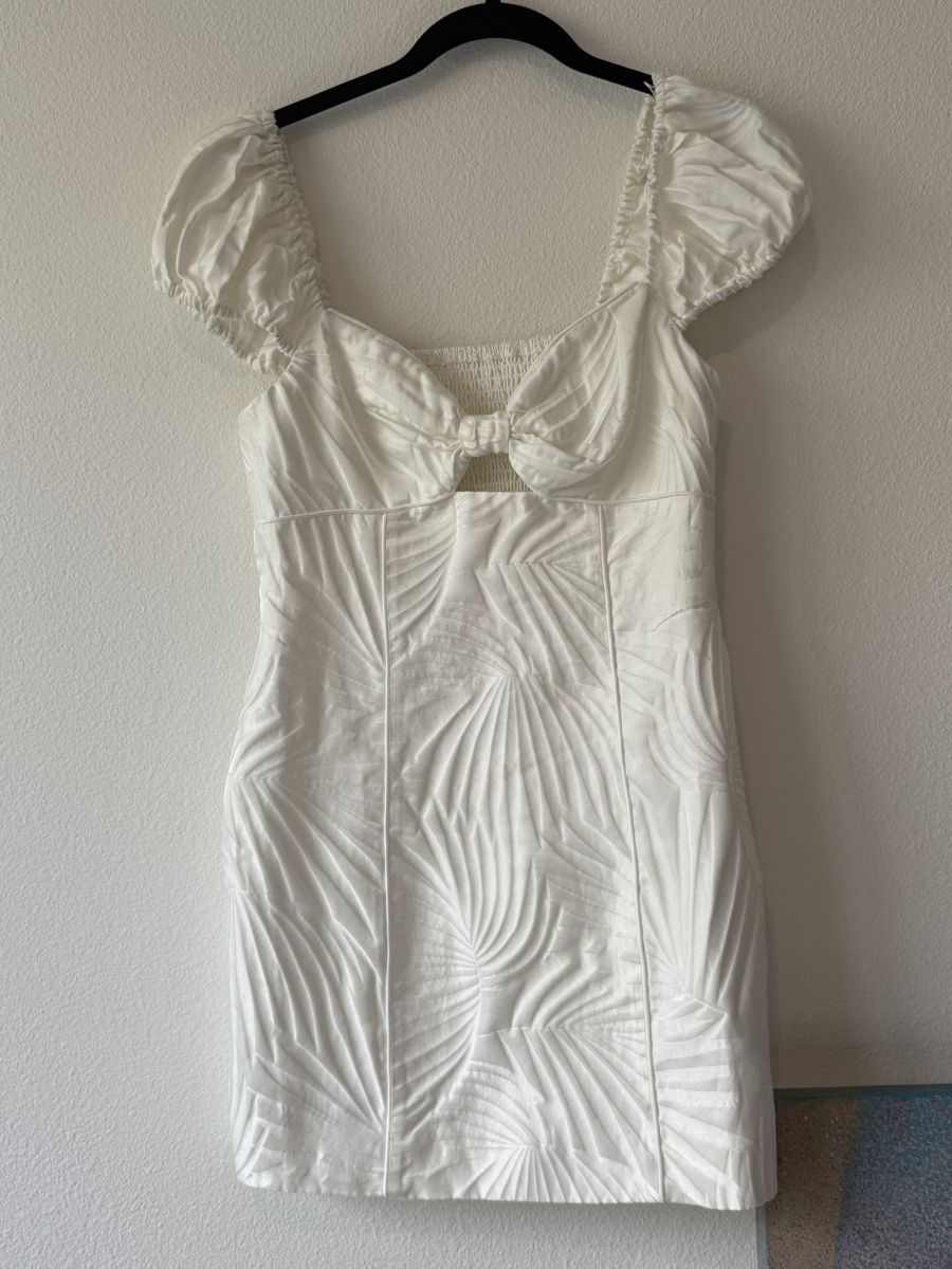 White Puff Sleeve Dress – Significant Other (Size 8)