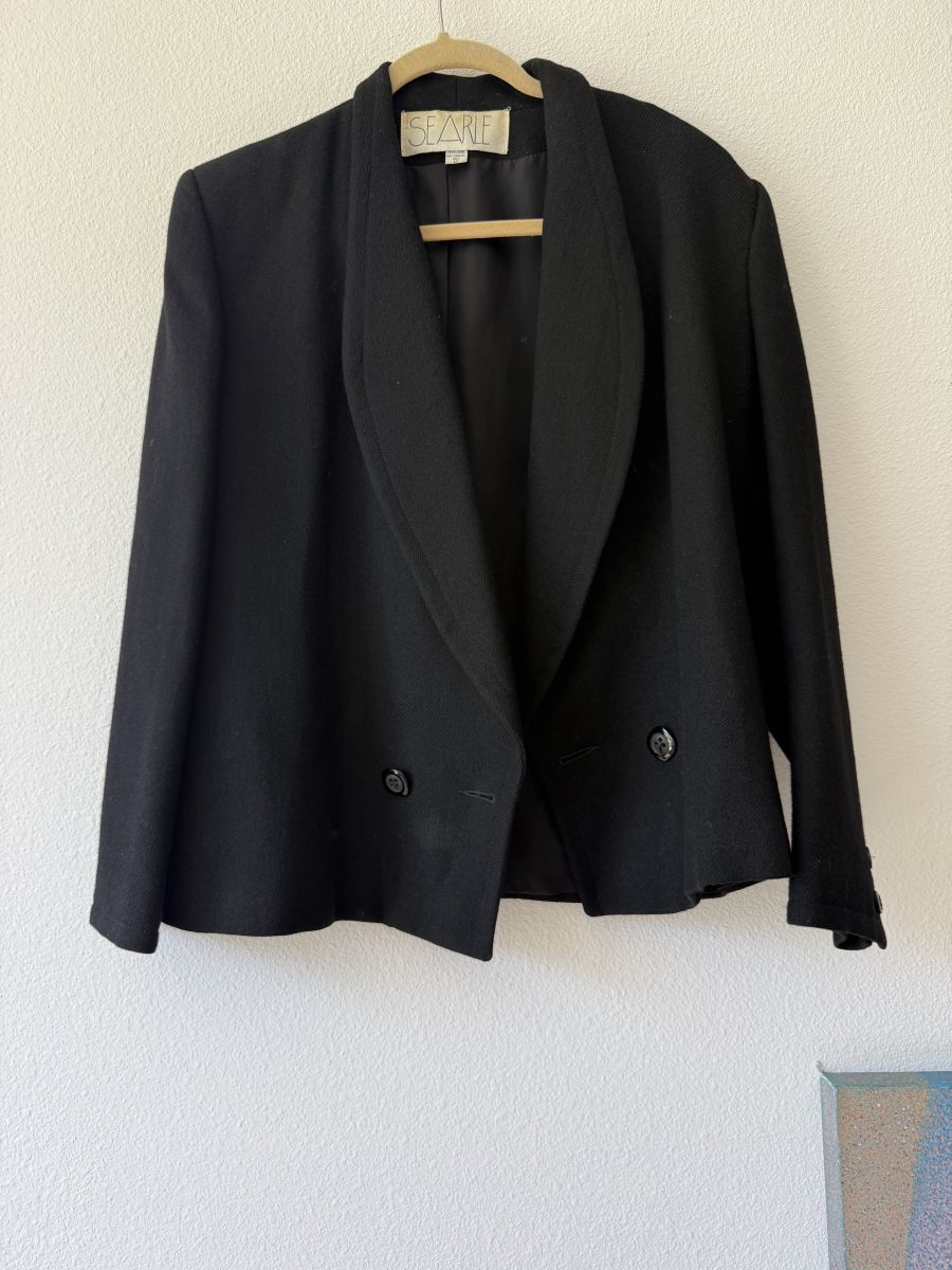 Title: Classic Black Blazer – Timeless Tailored Piece