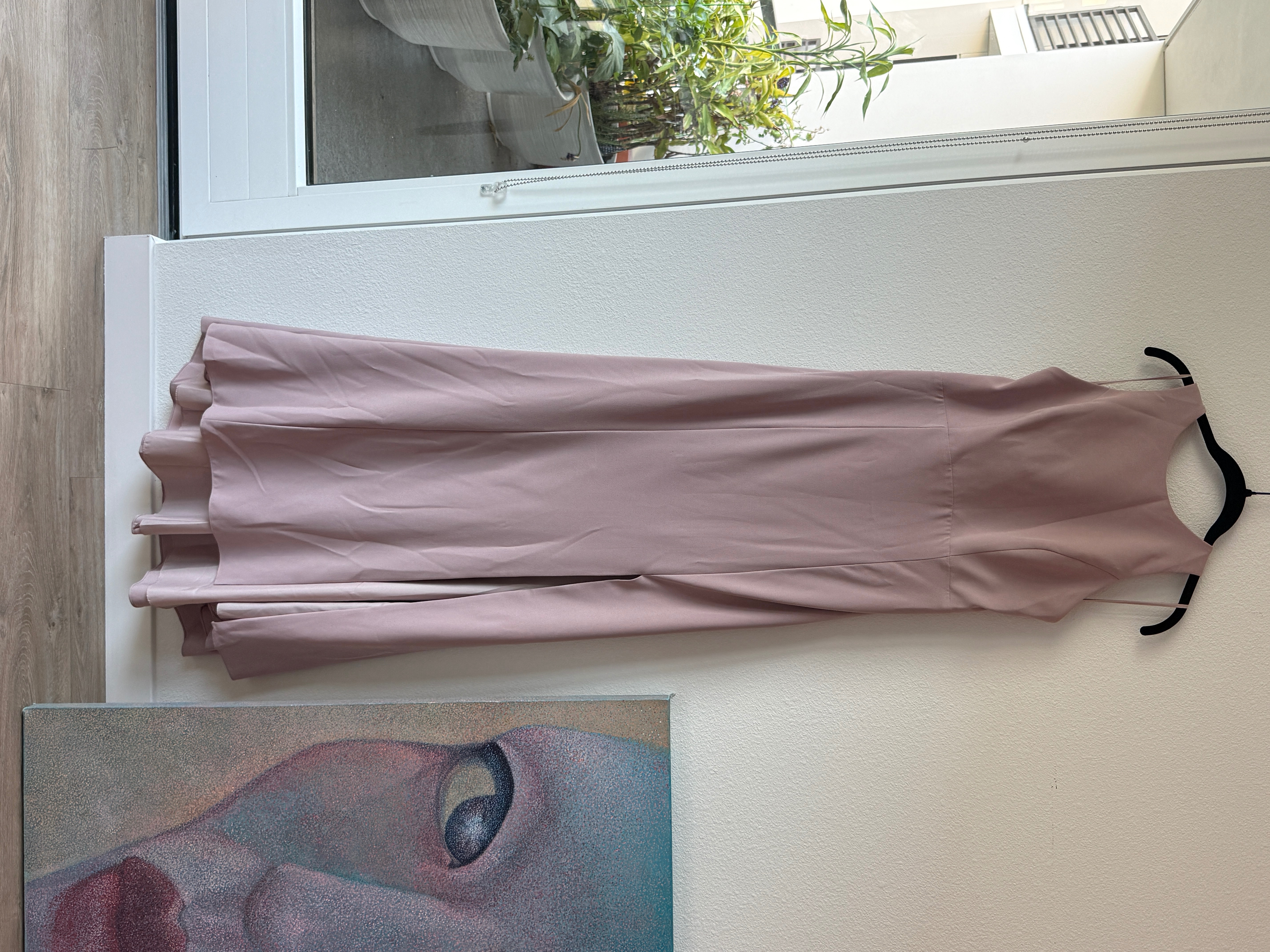 Elegant Pink Maxi Dress