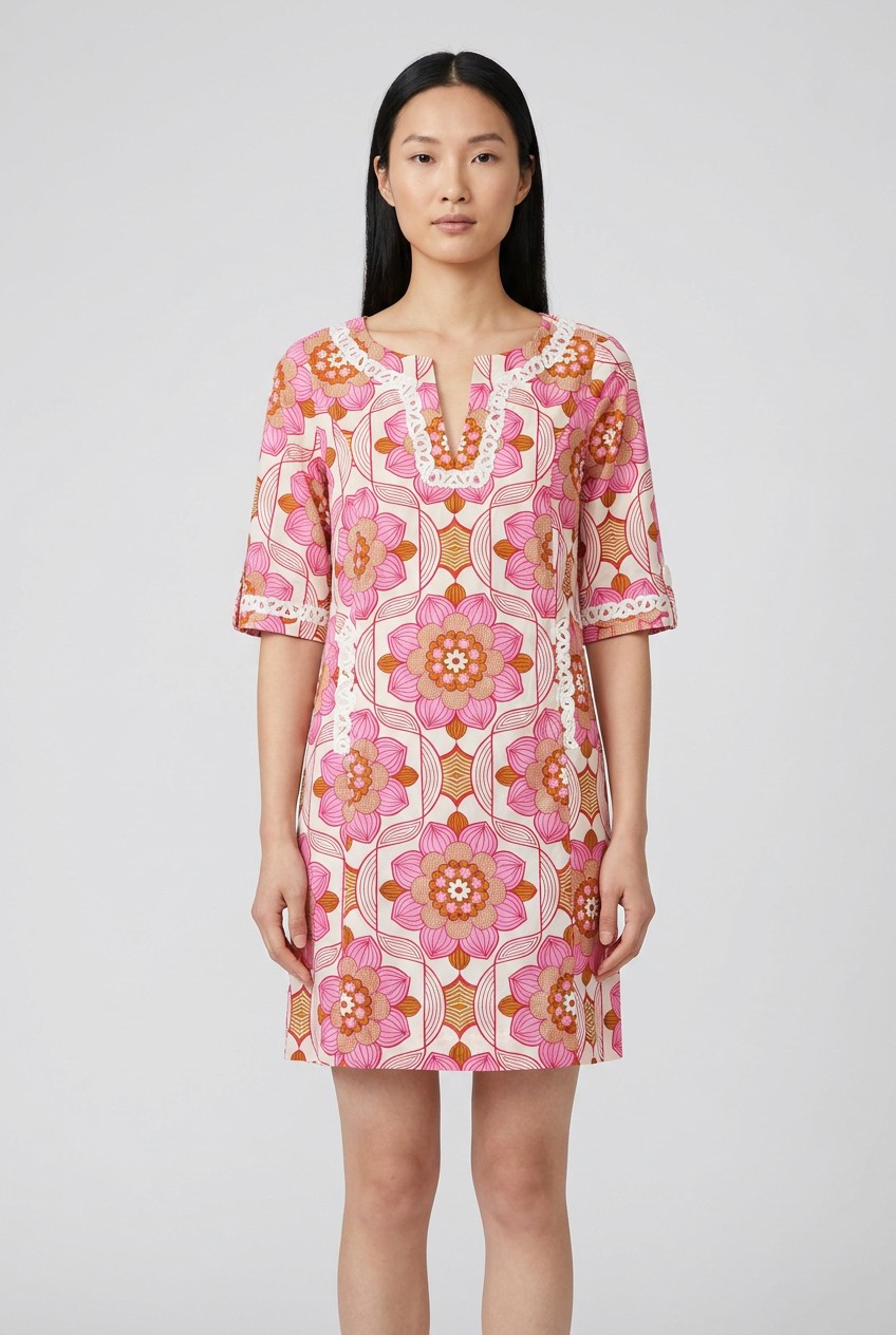 Tibi Floral Print Dress